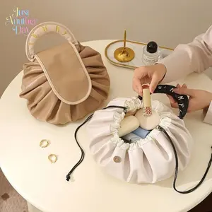 Lazy 2026 cosmetic bag new waterproof large-capacity portable travel storage storage bag drawstring wash