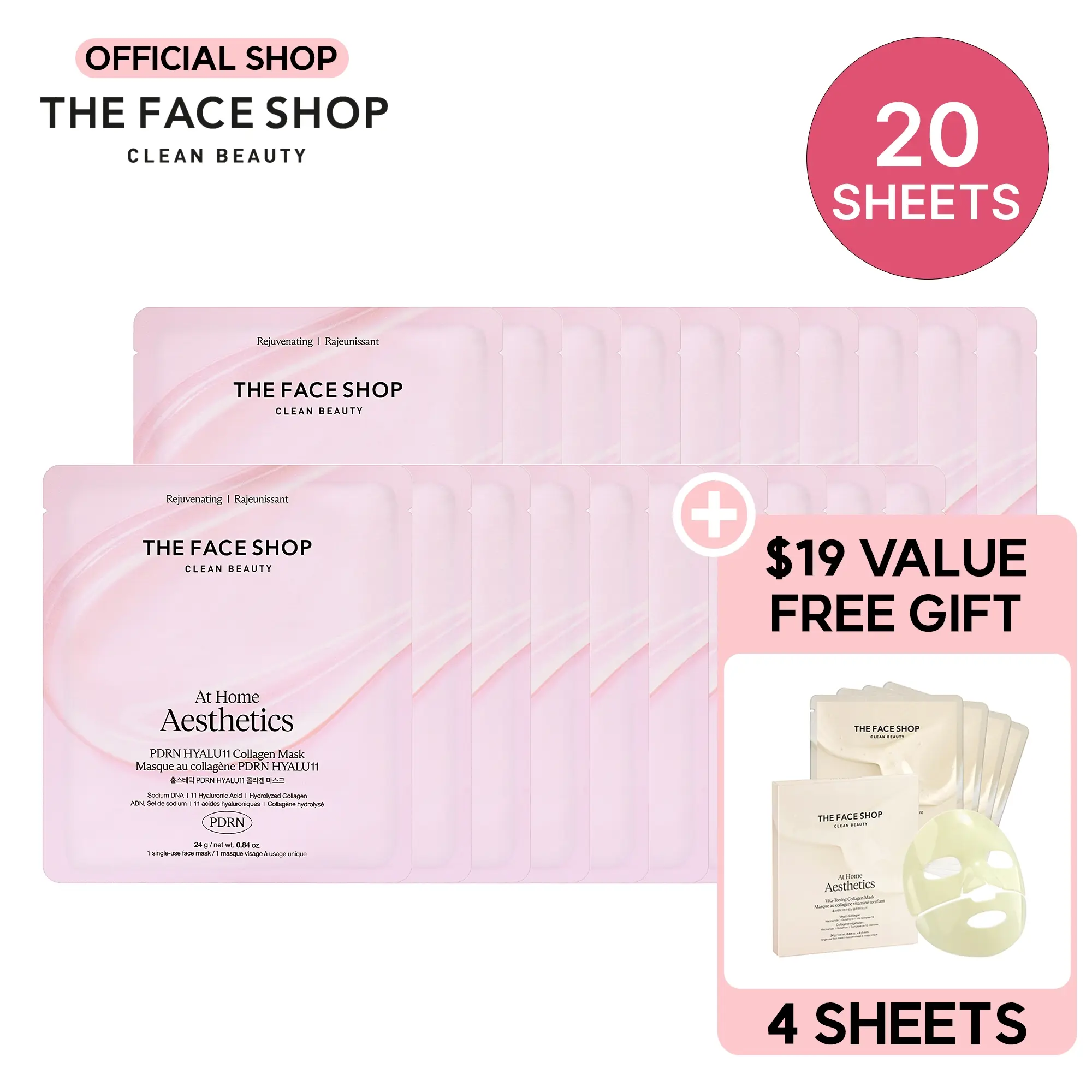 Rose PDRN Pink (20ea)