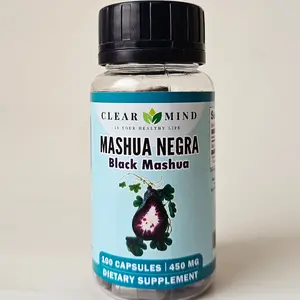 Capsulas de Mashua Negra organica, 100 unidades