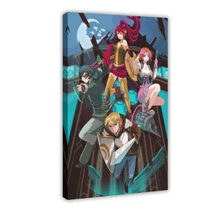 Anime RWBY Poster 5 bedroom canvas posters, hall wall art, bathroom canvas posters, home poster decoration