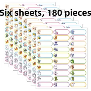 Name Tags Pack, Handwritten Name Stickers, Self-Adhesive Water Bottle Labels, Gift Tags, File Classification Labels, Office Supplies