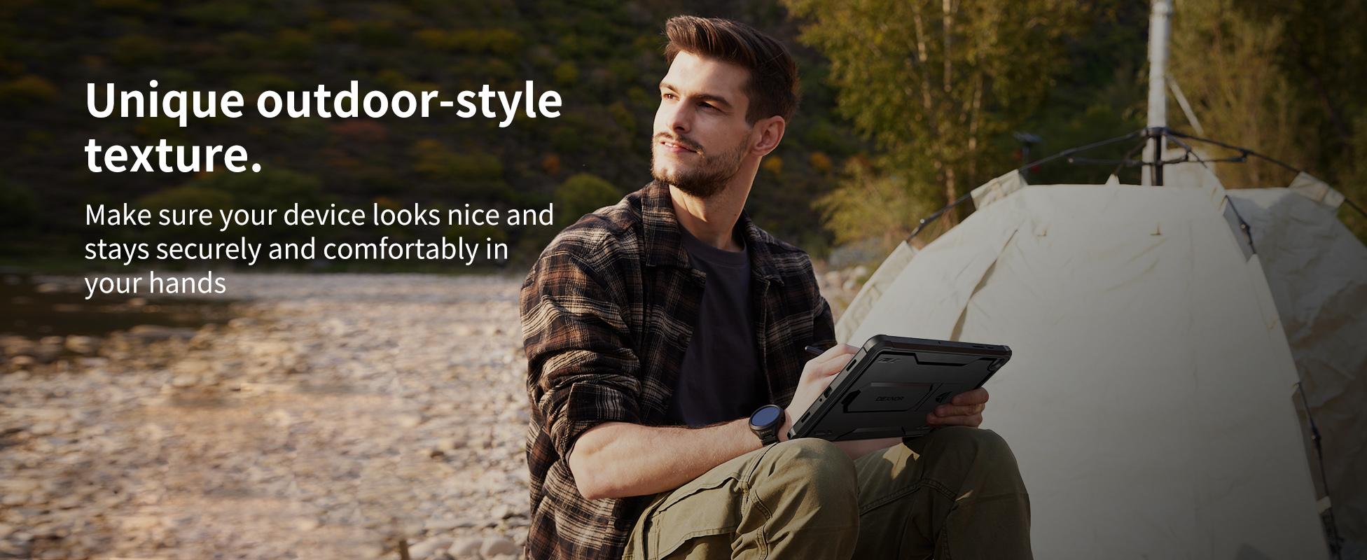 Dexnor Case for Samsung Galaxy Tab A9 Plus 2023, [Built-in Screen Protector & Kickstand] Heavy Duty Shockproof Full Body Protective Tablet Cover for Galaxy Tab A9+ 11 Inch