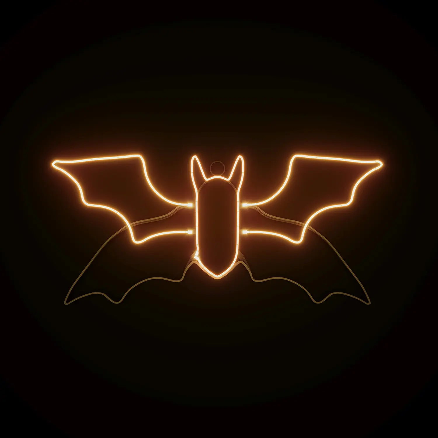 BeatiNeon Animated Swing Bat Neon Sign - 21"x10" Plug-in Dimmable Plastic Indoor Wall Decor Night Light with Timer Control for Bedroom, Bar, Halloween (Home Improvement Novelty Lighting)