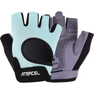 Full Palm Protection Weight Lifting Gloves, Breathable Super Lightweight Workout Gloves for Men & Women, Gym Cycling Training Exercise Gloves