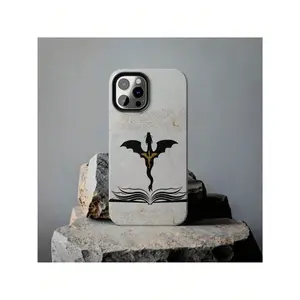 Fourth Wing Phone Case, Fantasy  Case, Dragon Phone Cases, Fantasy Themed Phone Case, Gift For Fantasy Book Lover, Fourth Wing Merch For  15 14 13 12 11 X , Pro Max , Plus , MiniSuitable For  17 Air