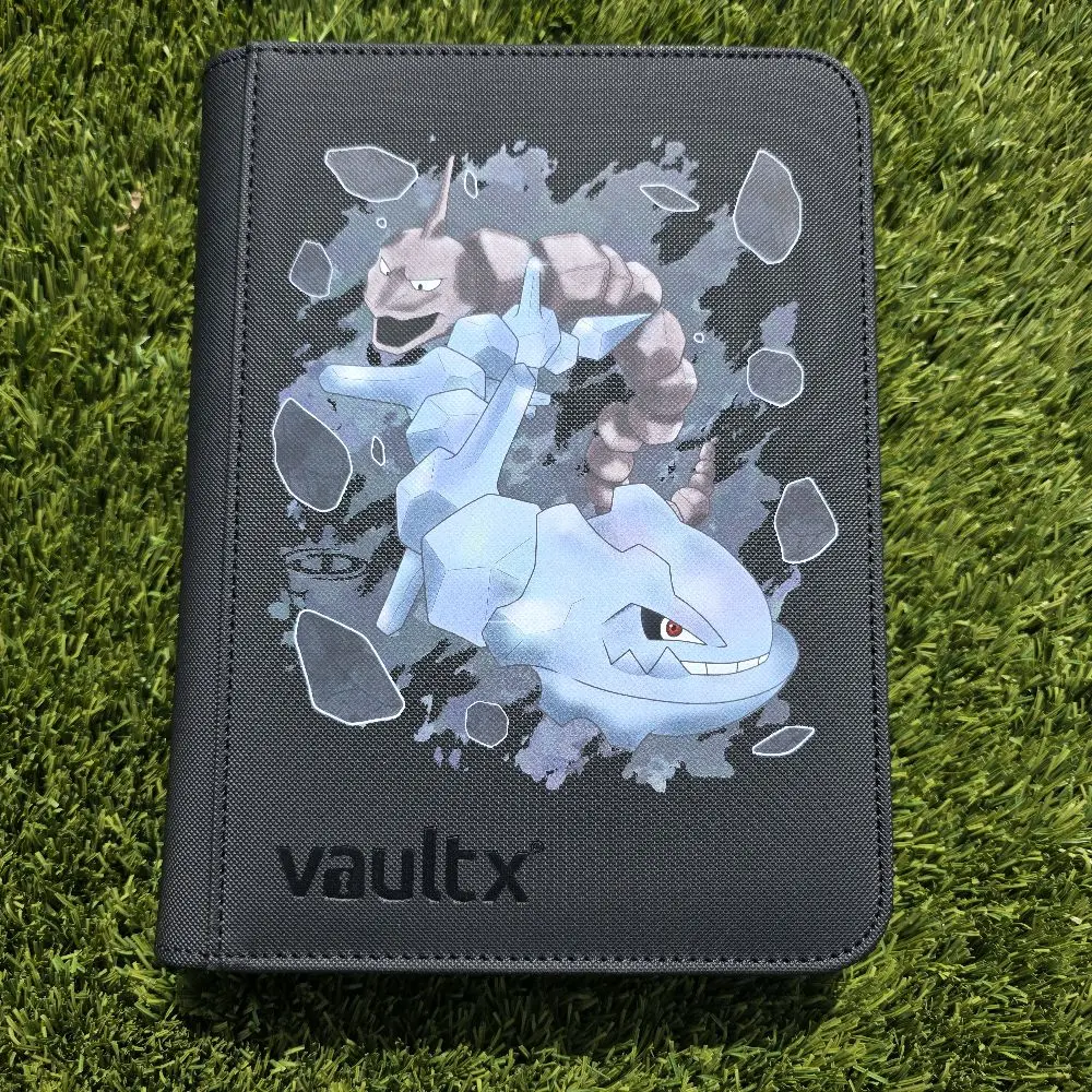 Vault X - Onix and Steelix Custom Trading Card Binder - Black