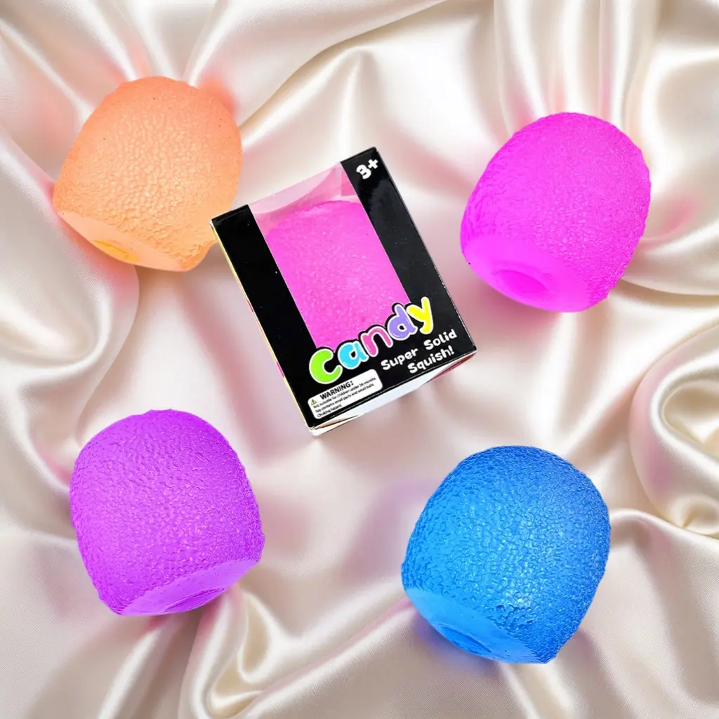 Super Soft Maltose Water Drop Mochi Squishy - Sparkle Slow-Rebound Sensory Squeeze Ball, Collectible Fidget Stress Relief Squishies for Kids & Adults