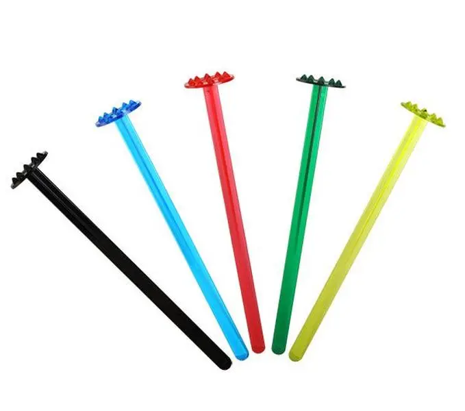 BarConic® Disposable Bartending Muddler Utensils - 6.75 in Length, 7 in Option, Fun Assorted Colors & Black, 50 Pcs Per Pack, for Drink Cocktail Stirrers & Swizzle Sticks