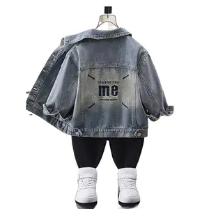 Boys Denim Jacket Kids Casual Wear Stylish Embroidered Designs Trendy Outerwear for Boys 4-12 Years