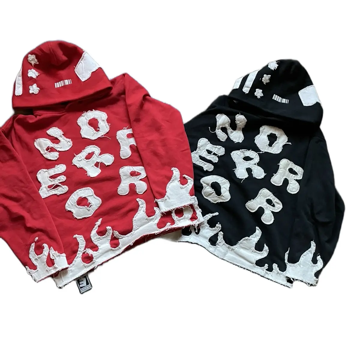NE Flamed Hoodies