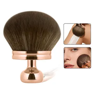 Large Mushroom Powder Brush, Stamp Handle High-Quality Texture, Ultra-Soft Fiber for Natural Face Contouring, Multi-Purpose Makeup Tool, Makeup Brushes, Cosmetic Brushes, Synthetic Makeup Brushes