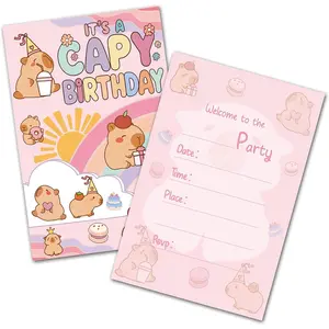 Birthday Party Invitations Kids Party Invites for Boys and Girls Baby Shower Celebration Supplies 20 Invitations with Envelopes
