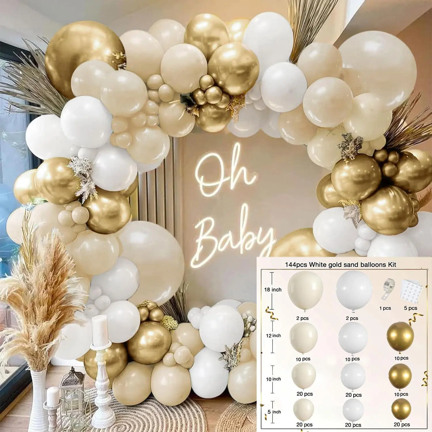 Bohemian Wind Balloon Set 3