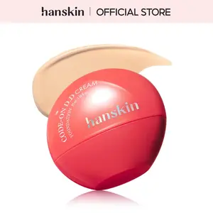 Hanskin Code On DD Cream Foundation - Korean Makeup Base, Flawless, Lightweight, Hydrating, Blendable, Buildable Coverage, Evening Glow for All Skin Types