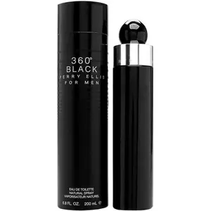 360 BLACK for Men by Perry Ellis Cologne 6.7 oz 6.8 edt NEW in BOX