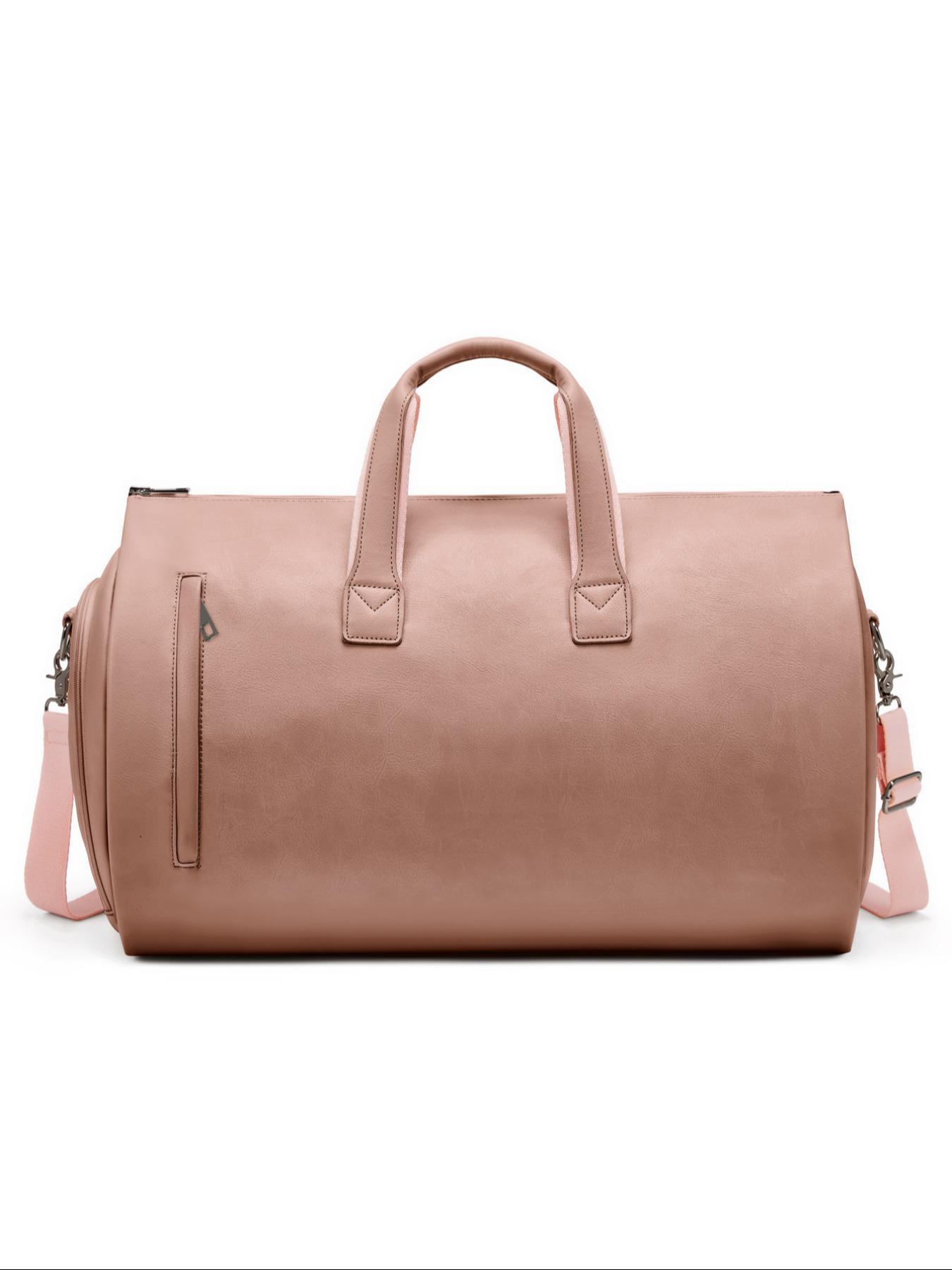 1 Piece Men's Business Trendy Large Capacity Travel Bag, Vintage Casual Zipper Duffel Bag for Work & Business, Carry on Weekender Bag for Outing & Holiday & Travel, Durable Duffels