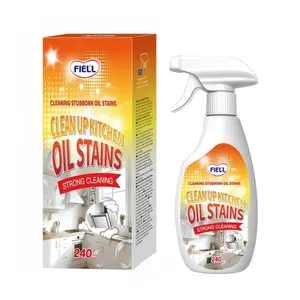 Kitchen Foam Cleaner, Multipurpose Grease Cleaner Spray for Pots, Pans, Surfaces & Appliances with Dual-Spray Nozzle,No-rinse Formula