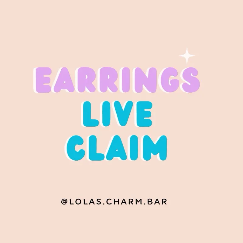 Acrylic earrings