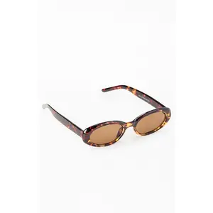 Pacsun Women's Zoe Tortoise Oval Sunglasses