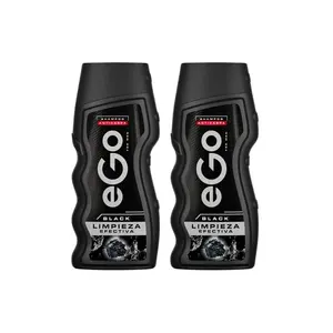 EGO Shampoo Black Limpieza efectiva para hombres  230 ml (2 Pack)