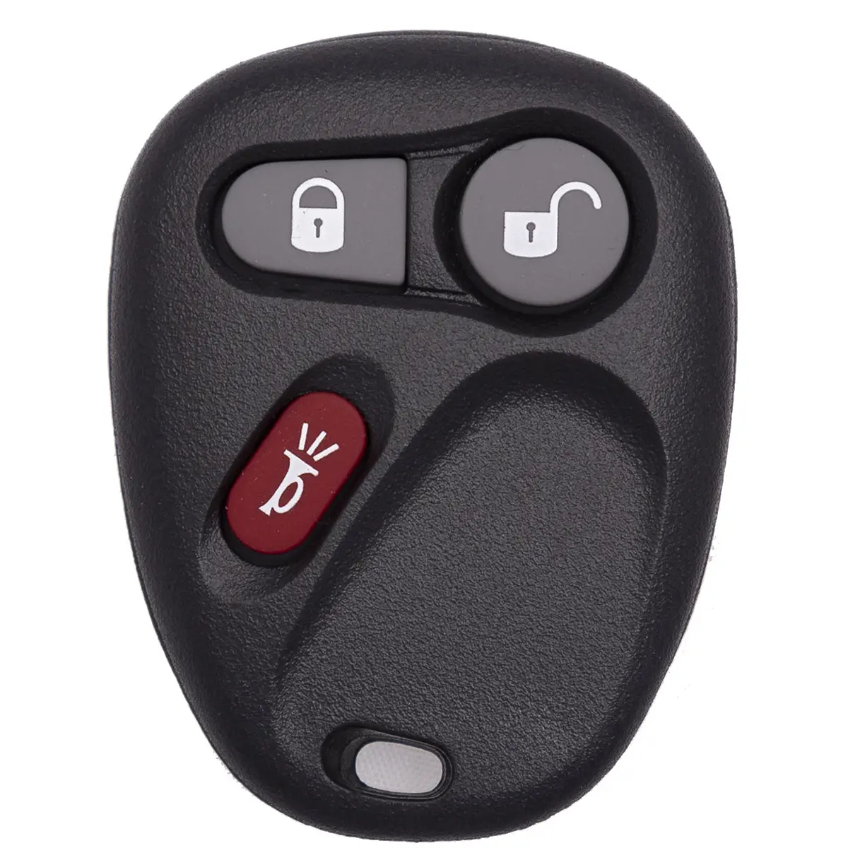3-Button Keyless Entry Car Key Cover for 2006 Buick Rainier, FCC# MYT3X6898B, Fob Replacement Accessory, Car Key Covers