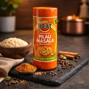 Tropical Heat Pure Ground Pilau Masala Spice Seasoning 100g - 100% Pure & Natural for Authentic Flavors