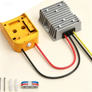 20V to 12V Step-Down Converter with Switch, Over-Discharge Protection, DC 12V 20A 240W Buck Voltage Regulator for DIY Projects, Power Supply for Golf Cart RC Car Truck, High Current Waterproof Converter