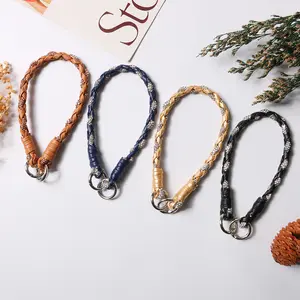 Bohemian cotton rope woven key hanging rope handmade tassel style versatile bag pendant