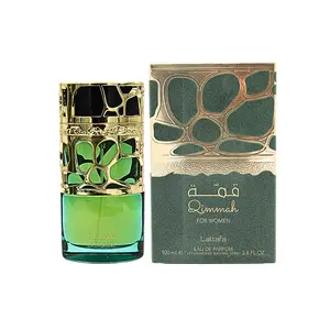 Lattafa Qimmah Eau de Parfum Spray 3.4 fl.oz for women Mini Fragrance Perfume Green