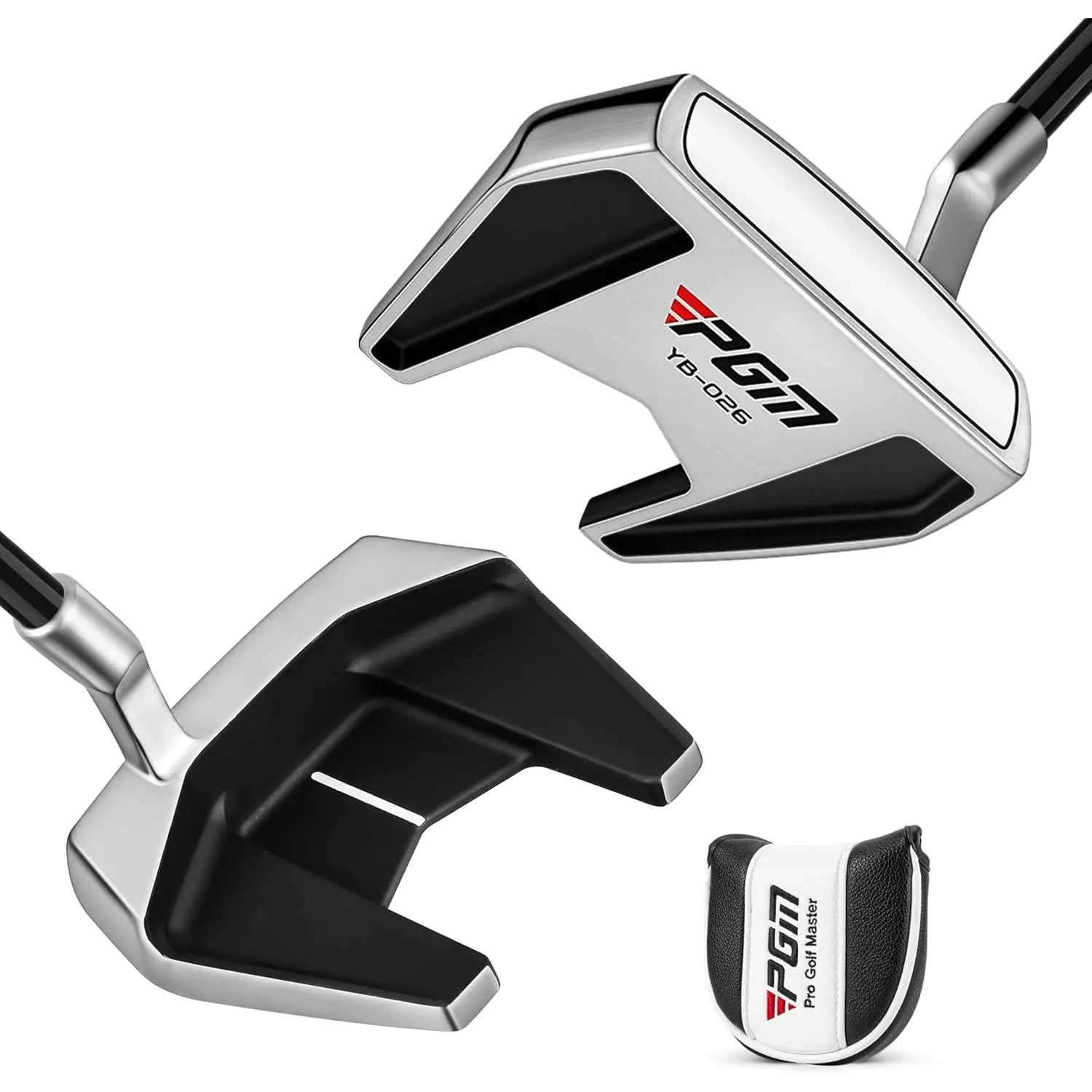 Golf Putter for Men and Women - High MOI Mallet with Easy Alignment - Lightweight Graphite Shaft - Low Center of Gravity for Straighter Putts