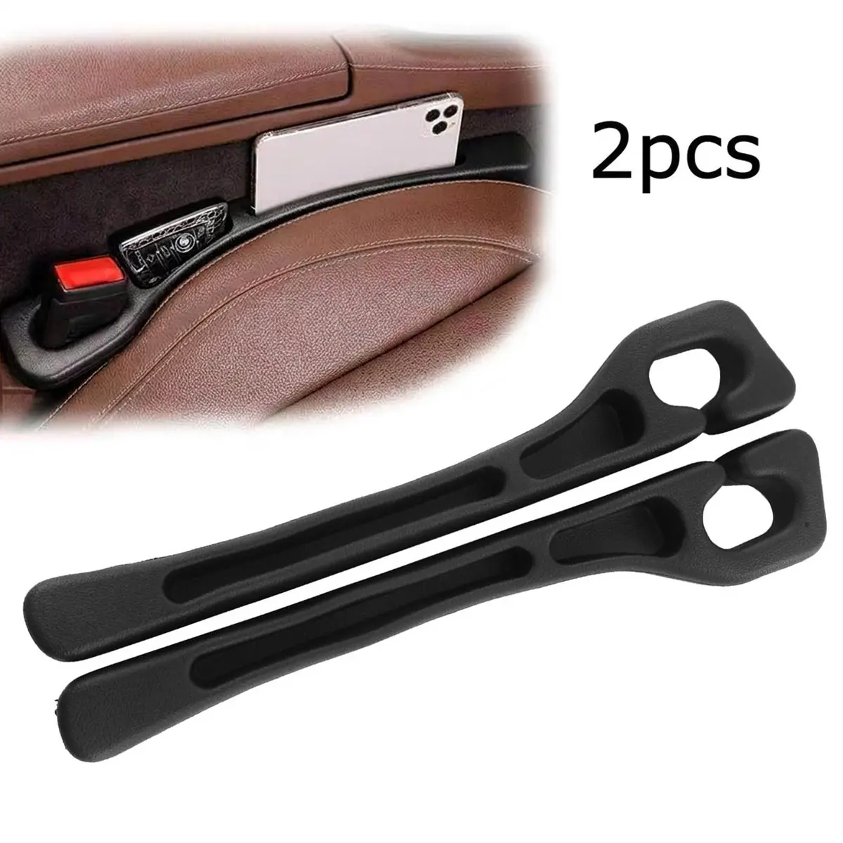Seat-Gap Filler, Car Interior Organizer, Anti-leak Seat-Gap Storage Holder, Universal Car Interior Accessories for Stowing & Tidying, Automotive, Car Organization Supplies,prevents objects from falling,durable material