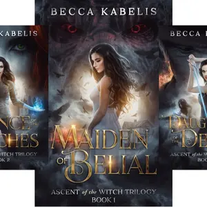 Set of all Three Books in the Ascent of the Witch Trilogy  Signed plus swag
