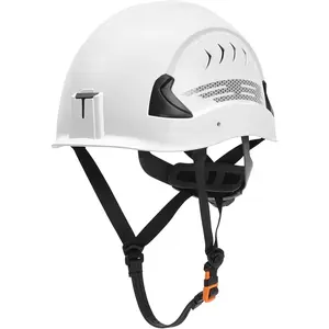 Type 2 Hard Hats Safety Helmet OSHA ANSI Z89.1 Approved Hardhat Arborist Tree Rescue Construction Work Helmet Casco De Construccion (White)