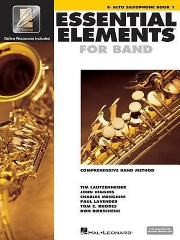 USED Book - Essential Elements for Band - Eb Alto Saxophone Book 1 with Eei (Book/Media Online) by Various (Paperback) - english