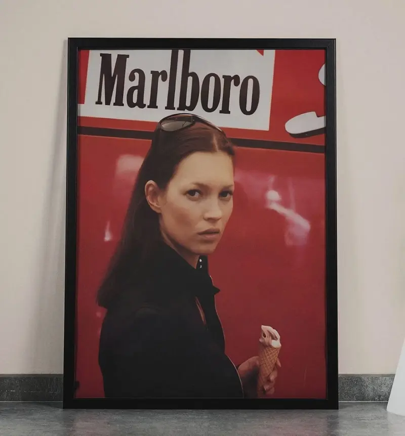 kate moss cigarette poster