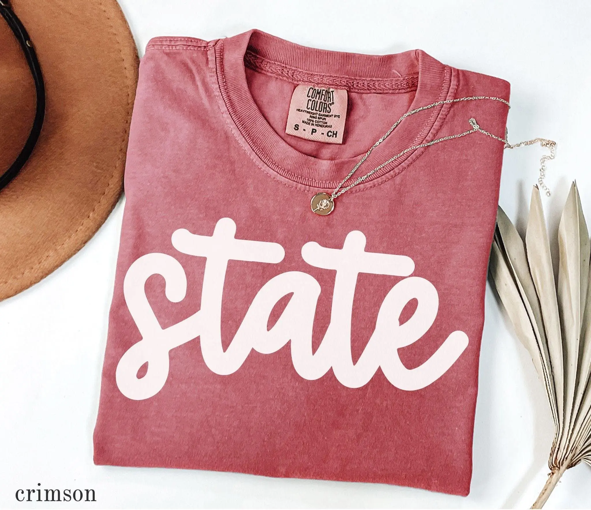 State Shirt, Comfort Colors State Shirts, School Mascot Tee, Personalized Team Tshirts,  State Shirt