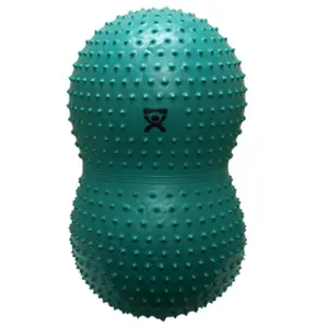 212 MAIN Inflatable Cando Peanut Sensi-Roll, 60 cm Green Balance Aid with Textured Surface for Fitness Balance Training
