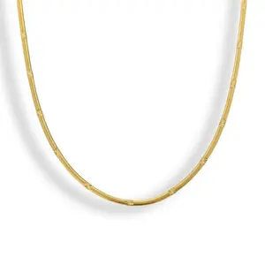EVRY JEWELS Gold or Silver Plated Women's Hypoallergenic Anaconda Necklace