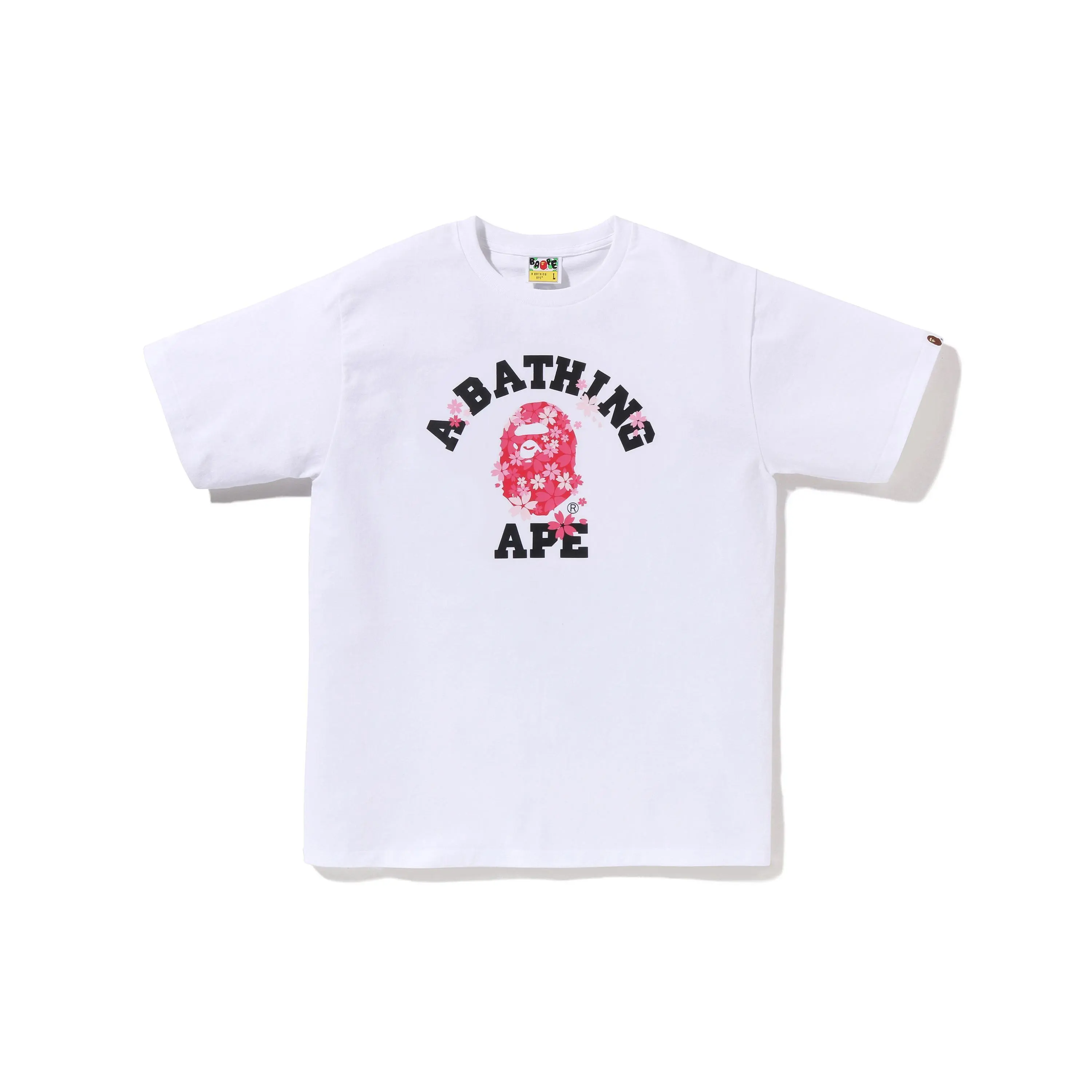 Bape College Sakura Tee (SS26) White - XL, XXL, XXXL