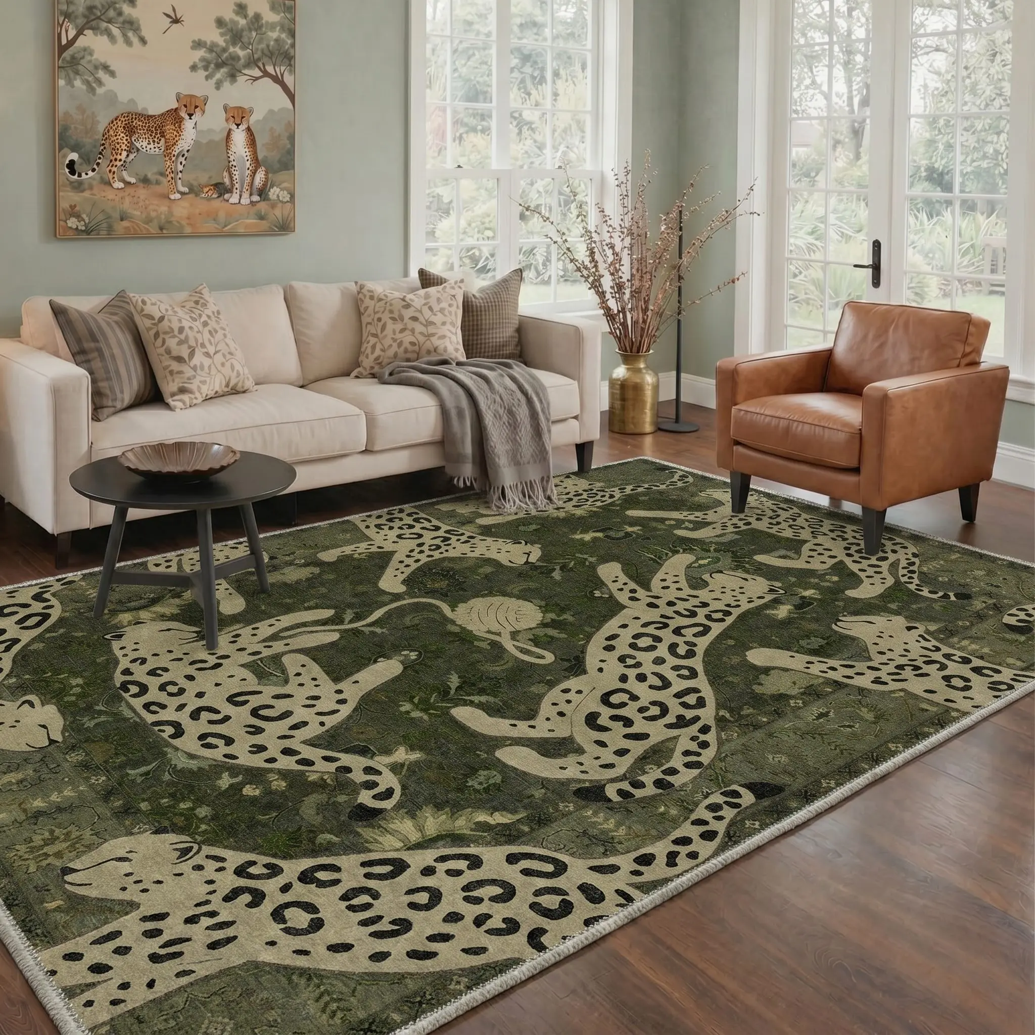 【Back To School】GENIMO Carpet – Soft, Non-Slip, Pet Friendly, Machine Washable Area Rug, Floor Rug Perfect for Living Room, Bedroom, Kitchen, Hallway, Modern Home Decor ,ARN1770- VELVETECHO