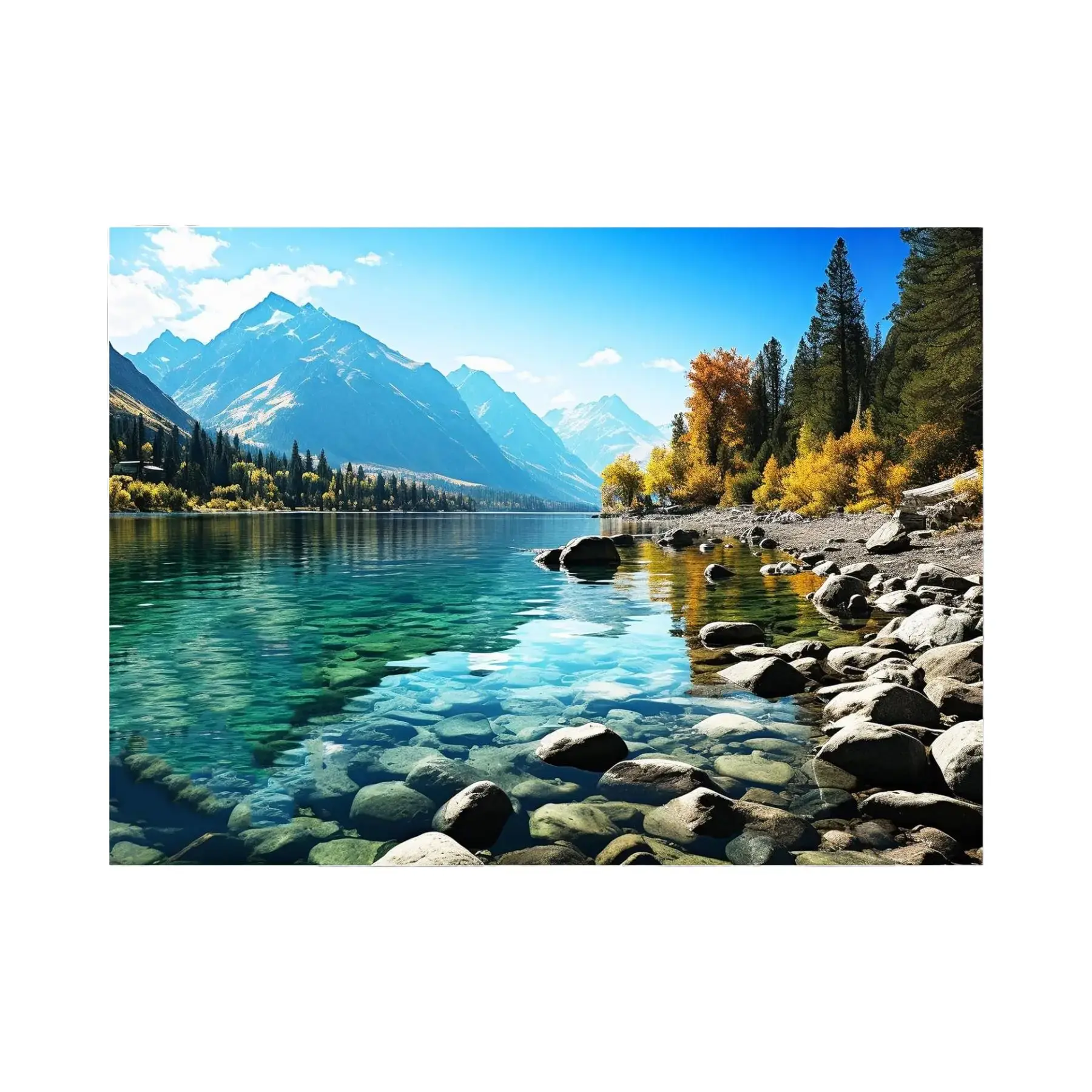 500 Piece Puzzle for Adults, Jigsaw Puzzle,Glacier Park Jigsaw Puzzles 500 Pieces Birthday Party for Family Adults Funny Puzzle