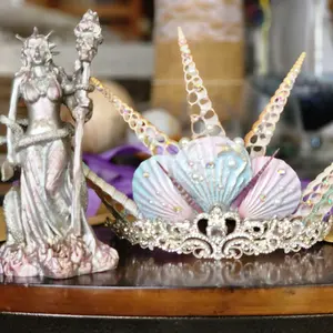 Mermaid crown Hecate headpiece