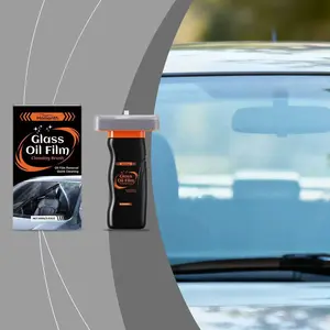 Glass Oil Film Cleaning Brush, Windshield Rearview Mirror Water Stain Dirt Clean Shine Cleaner, Car Window Care Tool, Car Detailing Accessories