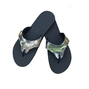 Camouflage Flip Flops Kanati Casual Open Toe With Shell Shoes