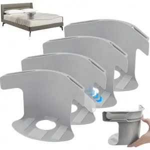 Set of 4 Heavy-Duty Sheet Locking Clips, Bed Sheet Holders, Bed Sheet Straps, Bed Sheet Grippers for All Mattress Sizes, Secure Fitted Bed Sheets