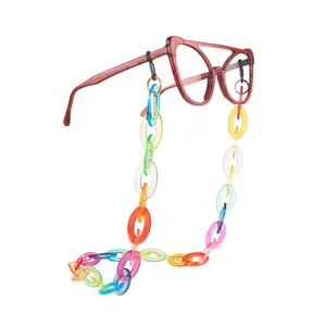 Mini Oval Chain - Rainbow