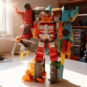 Transformable Robot Building Blocks Model, High Difficulty Mechanical Structure, DIY Assembly, Collectible Display, New Year Gift, Christmas Gift, Building Kit