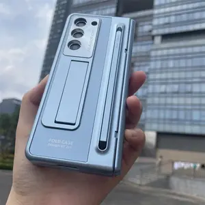 HAY For Samsung Galaxy Z Fold 4 5 6 7 Case With S Pen Stand & Hinge Cover Screen Protector All-inclusive Anti-drop For Z Fold 7 6 5