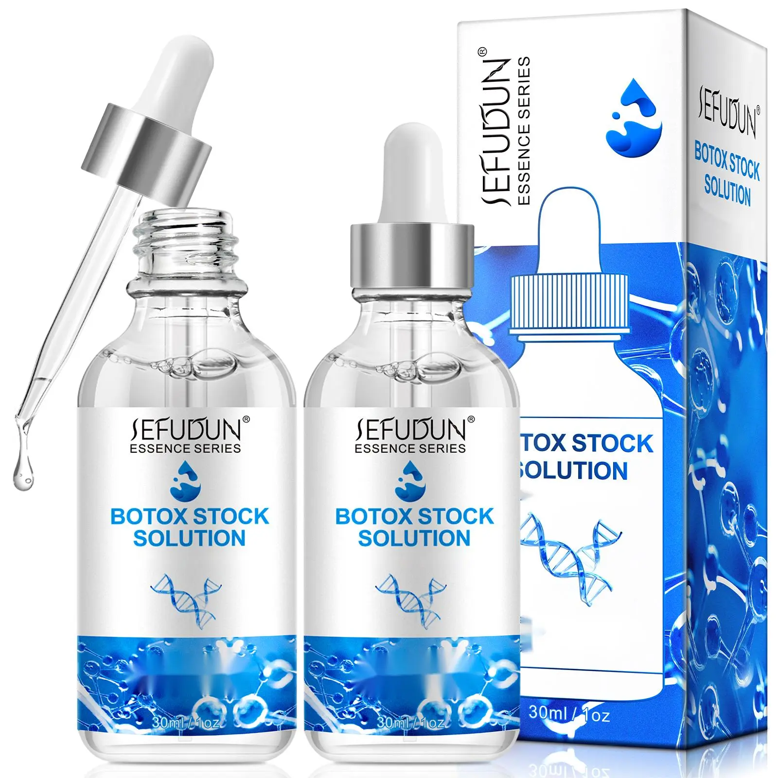 Summervibes Facial Serum, Wrinkle Care, Face Skincare Daily at Home Serum Deep Collagen, Plumping, Smooth Neck Skin (30ml)