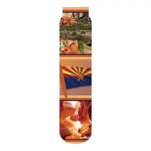 Arizona State Crew Socks, Rust